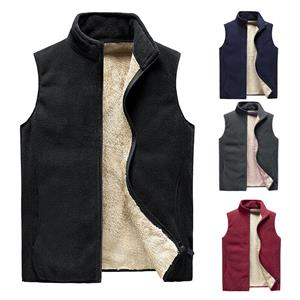 Bedding1 Heren microfleece gilet bodywarmer mouwloos fleecejack vest bodywarmer XL zwart