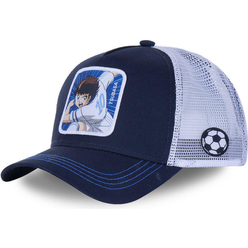 91530112MAC1H7JY0E Nieuwe Merk Anime Kapitein Tsubasa Snapback Katoen Baseball Cap Unisex Vrouwen Papa Mesh Hoed Trucker Dropshipping