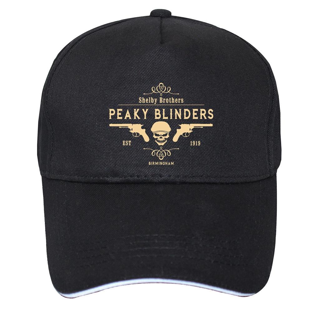 91140110MA0LTMUW73 2023 Peaky Blinders Unisex Cap Baseball Shelby Brothers Nieuwigheid Hoeden Unisexs Witte Hoed Vrouwen Unisex Awesome Hip Hop Cap Hoeden 55CM-60CM