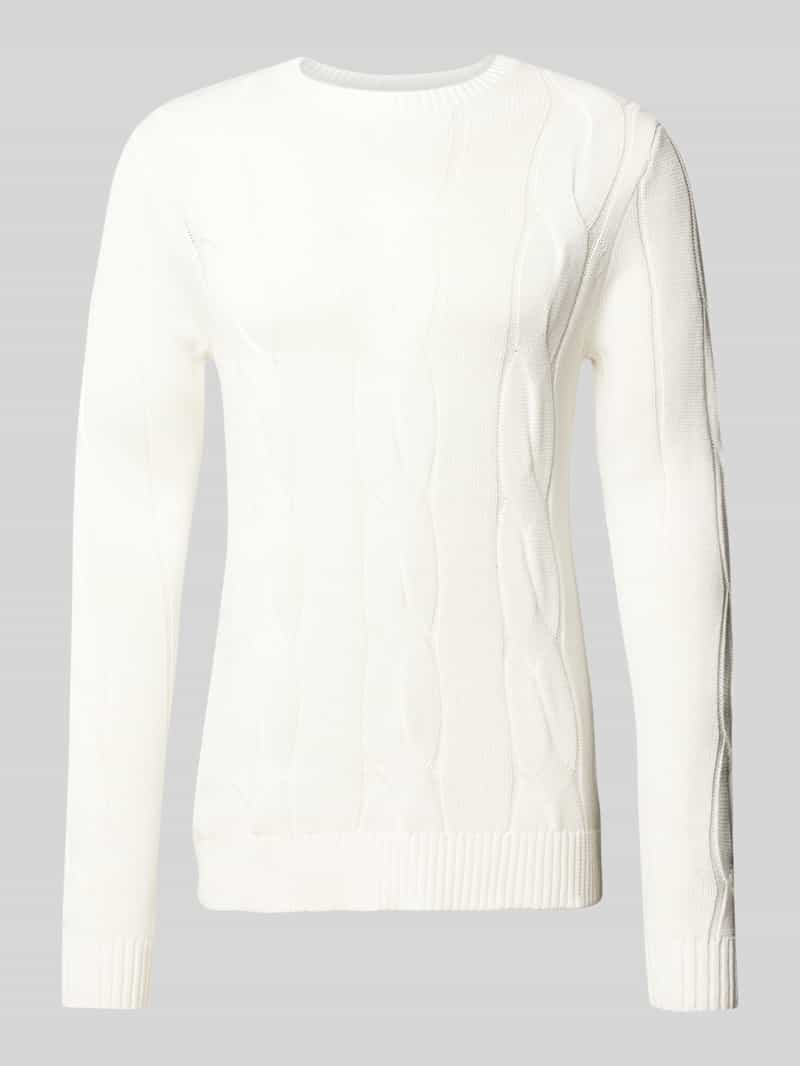 Lindbergh Gebreide pullover met kabelpatroon