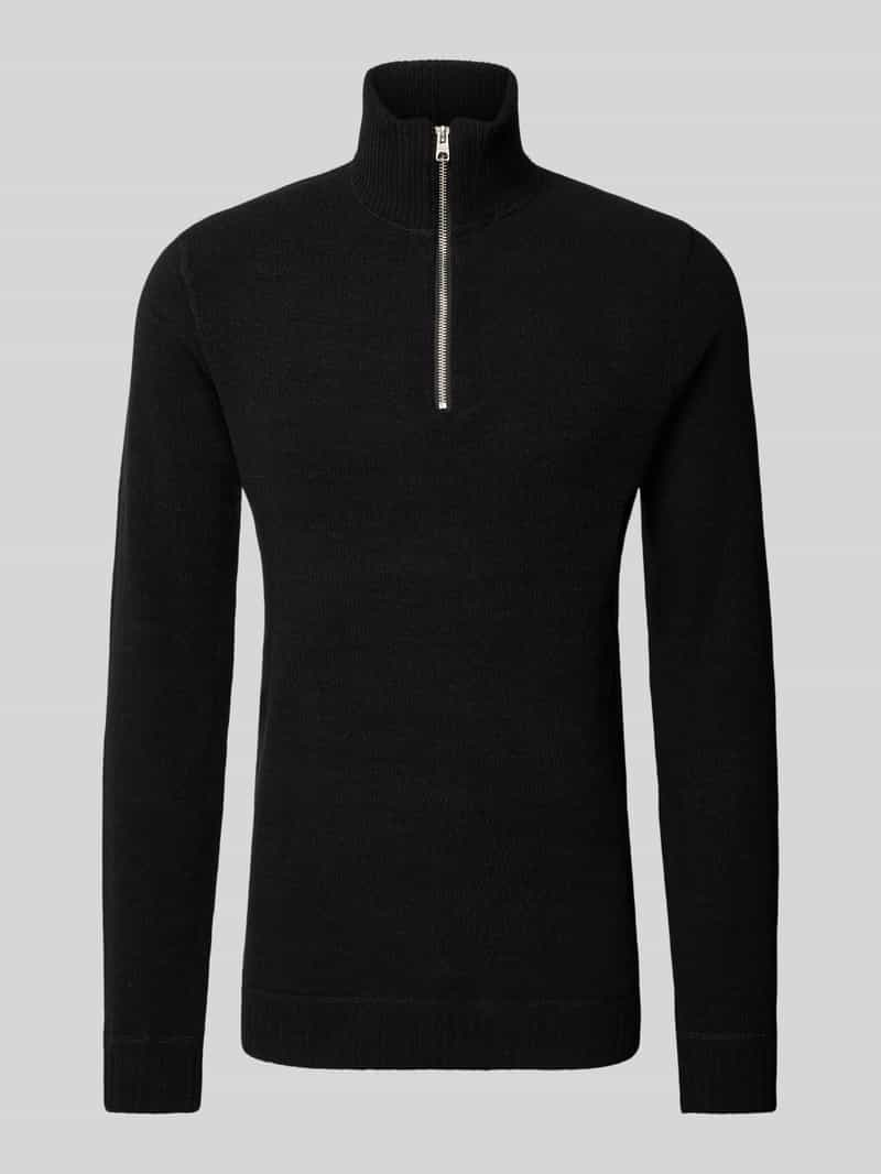 Only & Sons Gebreide pullover met opstaande kraag, model 'ETHAN'