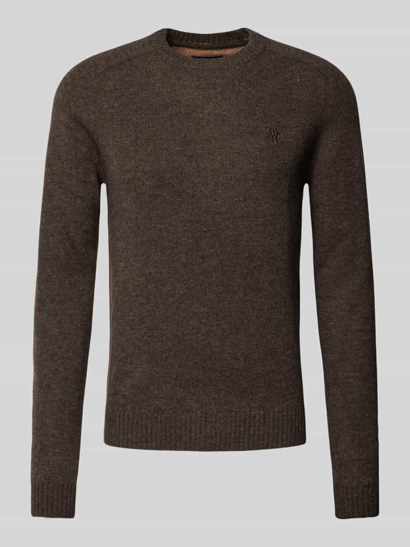 MCNEAL Wollen pullover met labelstitching