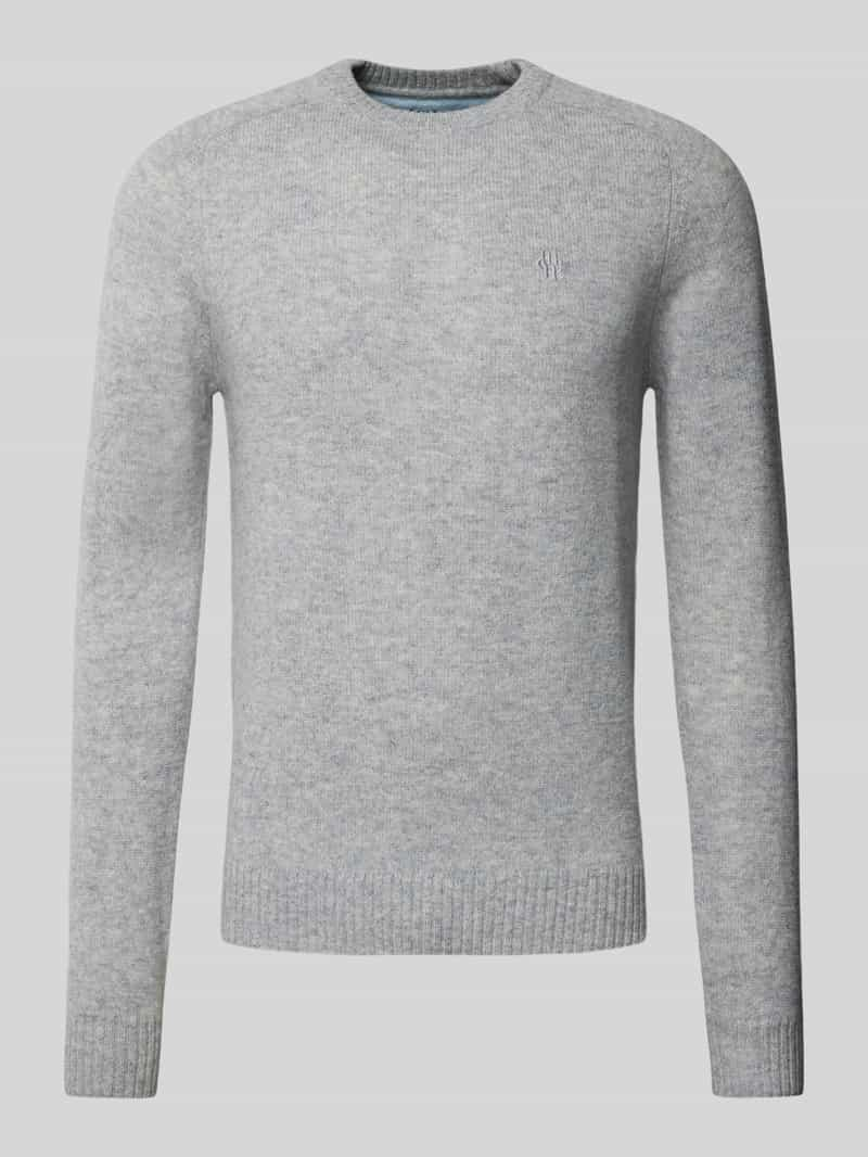 MCNEAL Wollen pullover met labelstitching