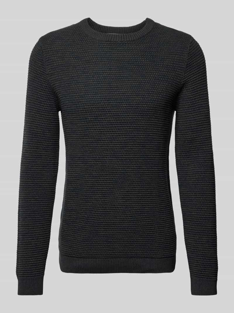 Selected Homme Gebreide pullover met ronde hals, model 'NEWVINCEBUBBL'