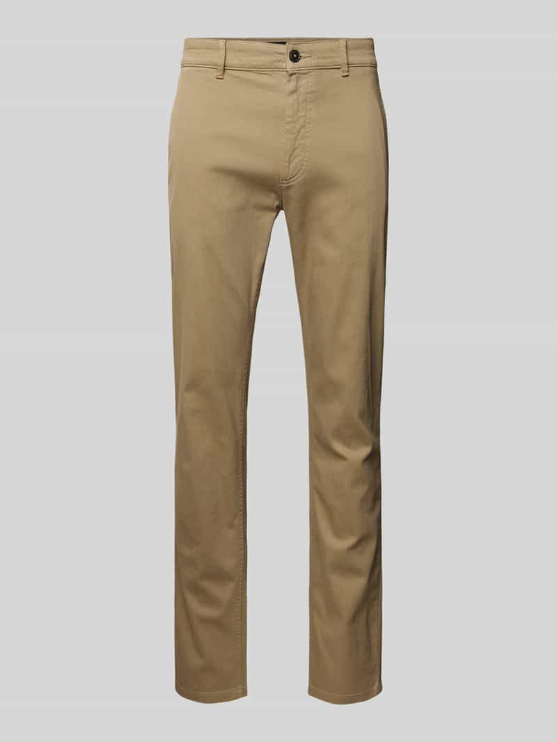 Boss Orange Slim fit chino met ceintuurlussen.