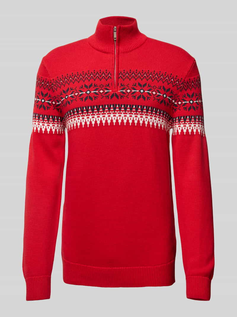 MCNEAL Gebreide pullover met opstaande kraag