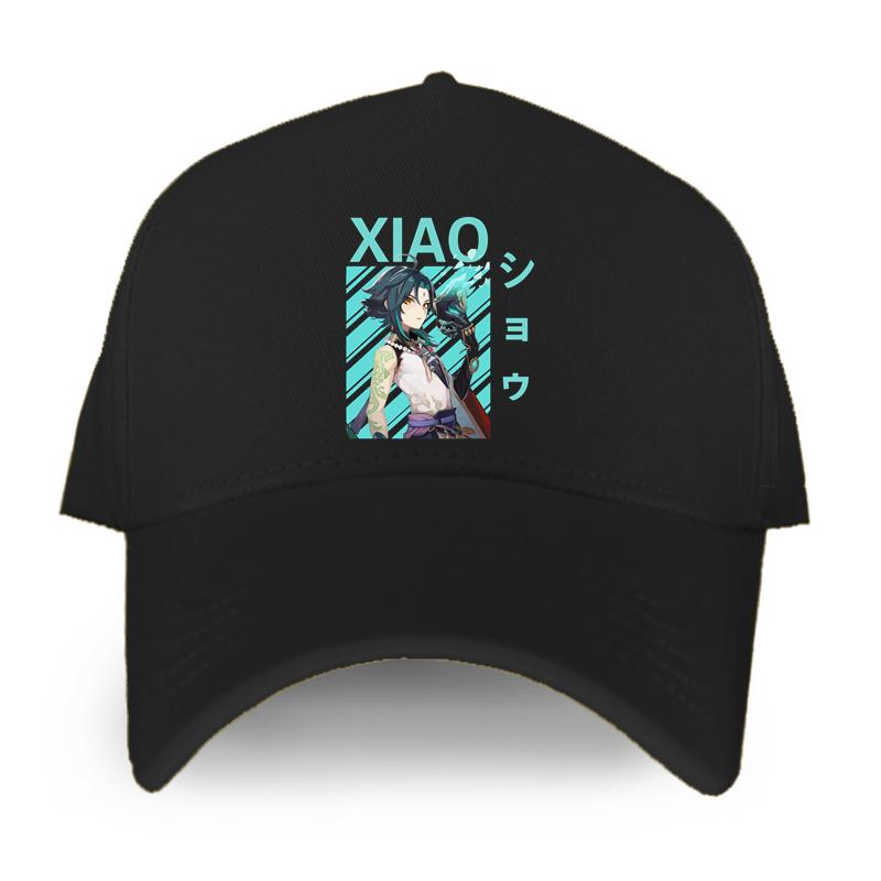 91440605MAC2A9PX9K Mannelijke Xiao Genshin Impact Manga Baseball Cap Japan Anime Game Unisex Vrouwen Caps Mode Hip Hop Hoed Adjustable