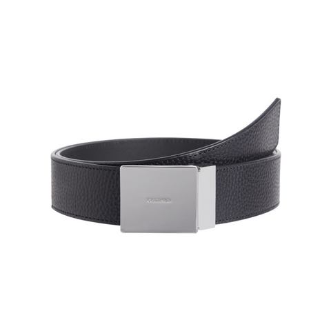 Calvin Klein Leren riem ADJ CASUAL PLAQUE PB 35MM