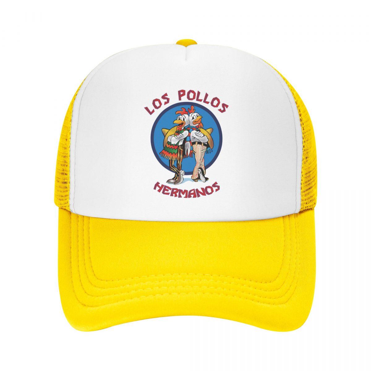 91140106MA0LTHB19W Grappige Los Pollos Hermanos Trucker Hoeden Sport Unisex Dames Verstelbare Breaking Bad Chicken Brothers Baseball Cap Snapback Caps Trucker Hat