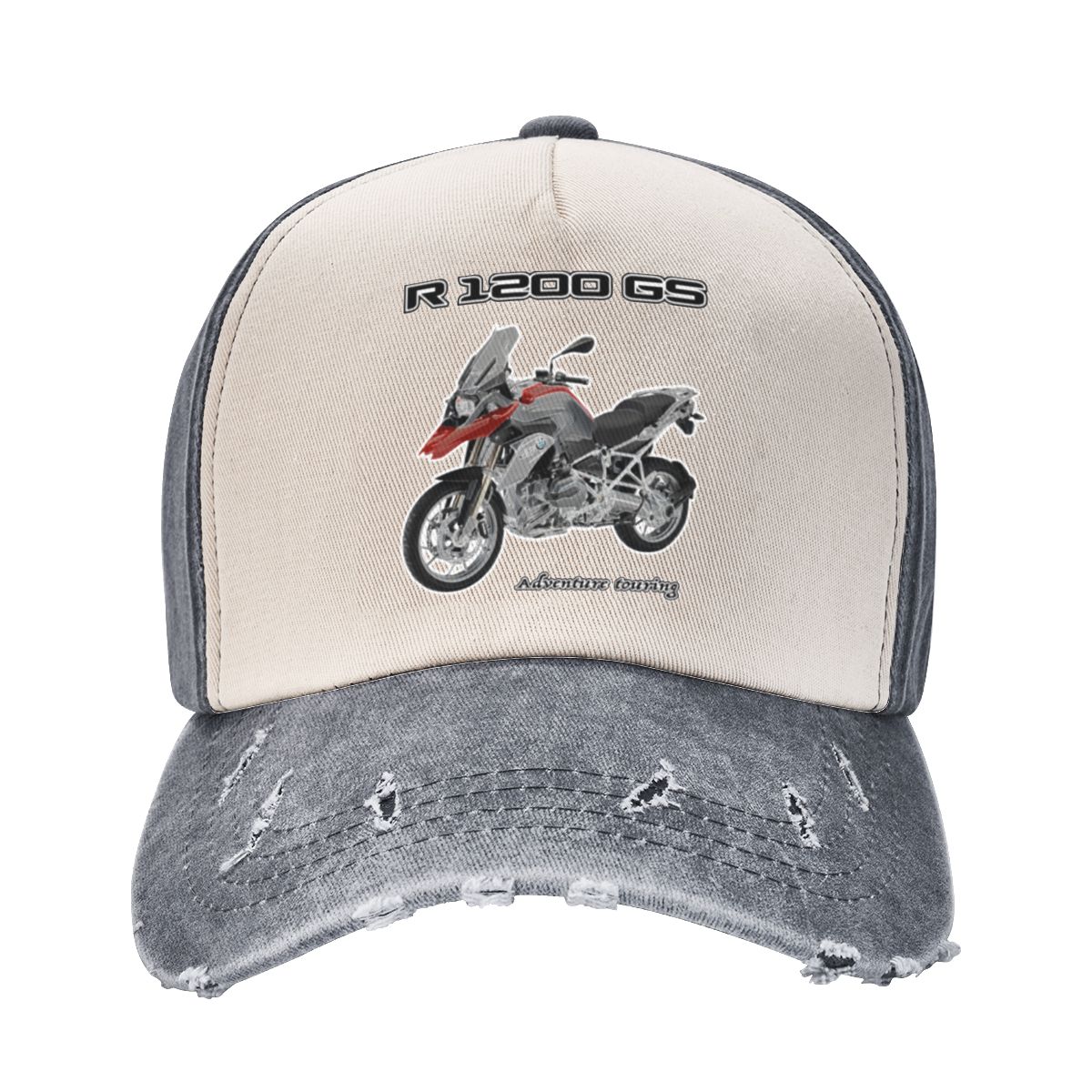 91440605MAC58Q307J R1200GS Adventure Sport Motorcycles Merch Unisex Baseball Cap R 1200 GS Moto Distressed Washed Caps Hoed Casual Zacht Hoofddeksels One Size