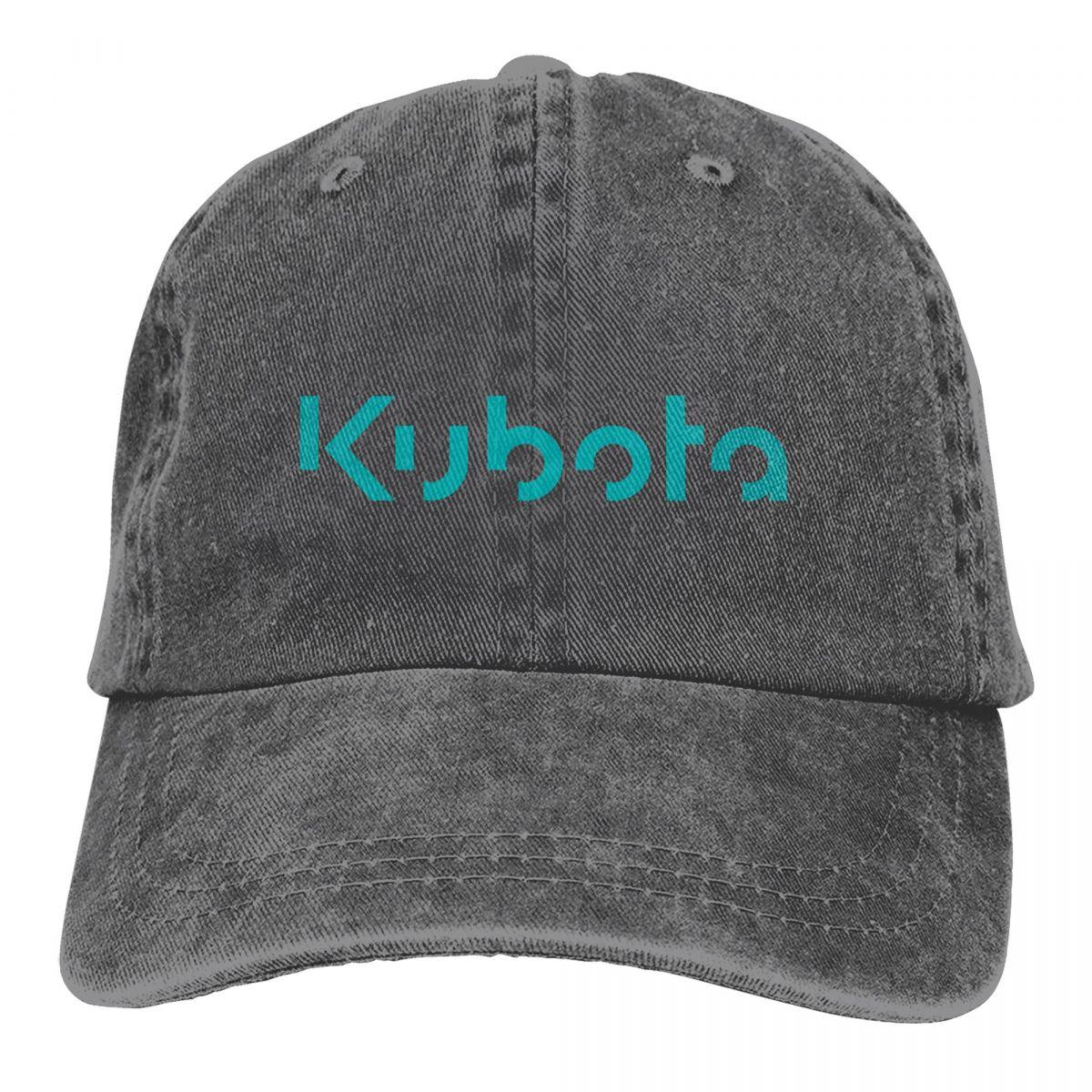 91440605MAC58Q307J Kubota Logo Trucker Hoeden Accessoires Vintage Verontruste Katoenen Baseball Cap Voor Unisex Verstelbaar One Size