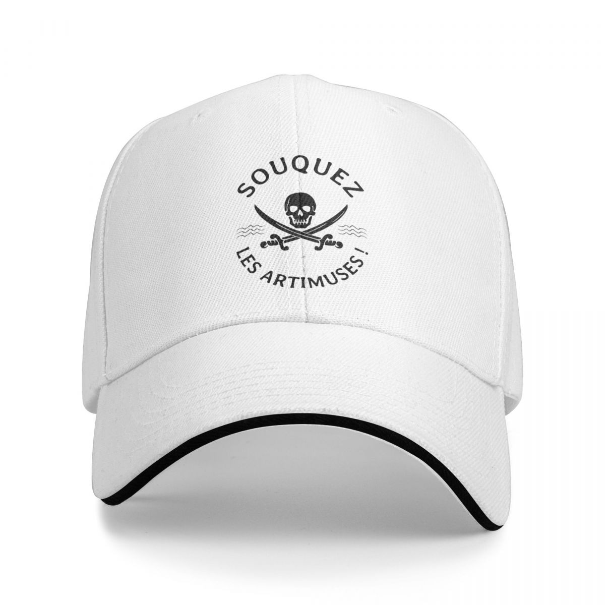 91440605MAC58Q307J Asterix Obelix Missie Cleopatre Attaque Piraat Trucker Cap Outfits Souquez Les Artimuses Hoofddeksels Voor Unisex Vrouwen Pet One Size