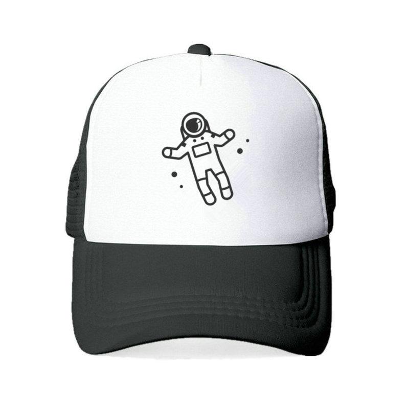 91610103MAC303Y57G Casual Astronauten Snapback Hoeden Unisex Schedel Ruimtevaarder Vader Hoed Verstelbare Ruimtevaarder Maanlanding Baseball Cap Hoed YY431 56-60 cm