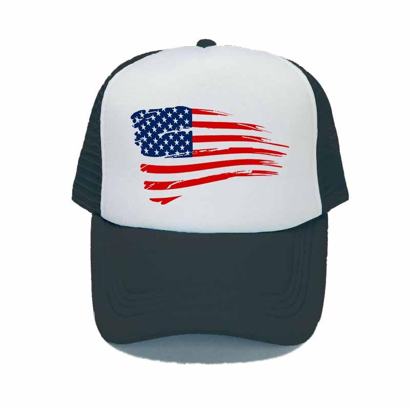 91610103MAC303Y57G Nieuwe Hoge Kwaliteit USA Vlag Baseball Cap Unisex Vrouwen Eagle Snapback Vader Hoed Sterke Amerikaanse Vuist Outdoor Trucker Caps gorras YY317 56-60cm for adult