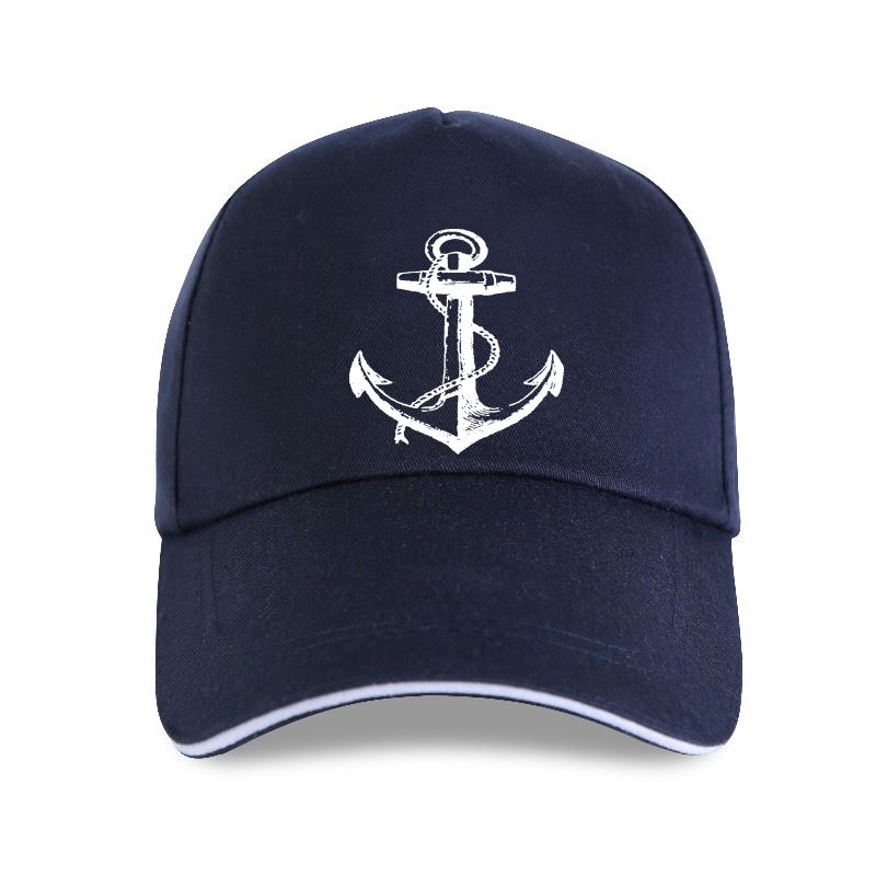 91440118MAC4M03W3Q Nieuwe Icustomworld Anchor Baseball cap Wit Nautisch Anker Marine Mode Unisex Volwassen Slim Fit S-3xl Zomer Unisex