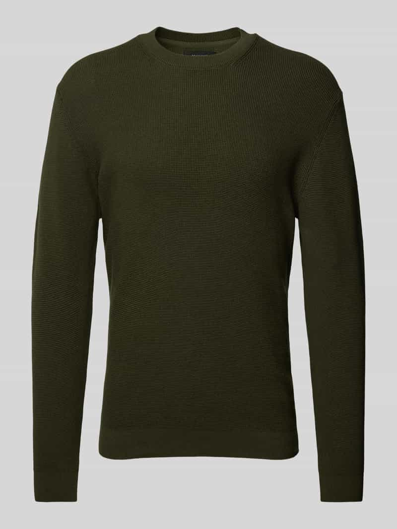 Matinique Gebreide pullover met labeldetail, model 'lagoon'