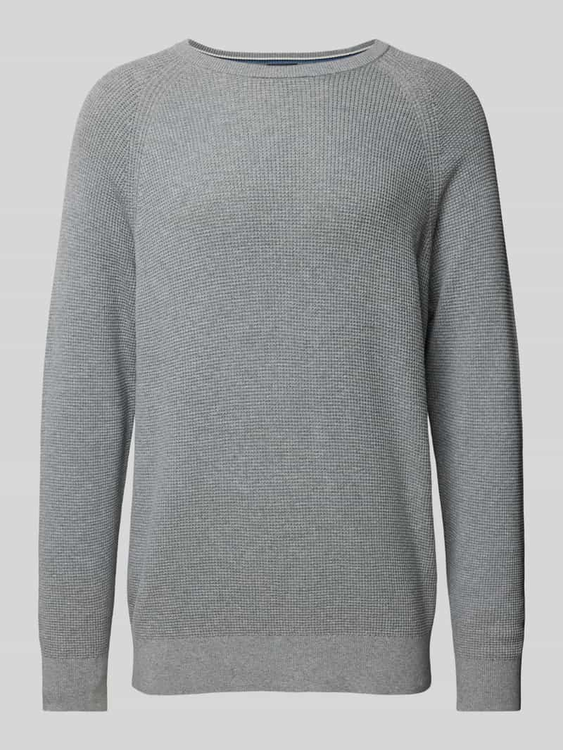 OLYMP Level Five Gebreide pullover met ribboorden