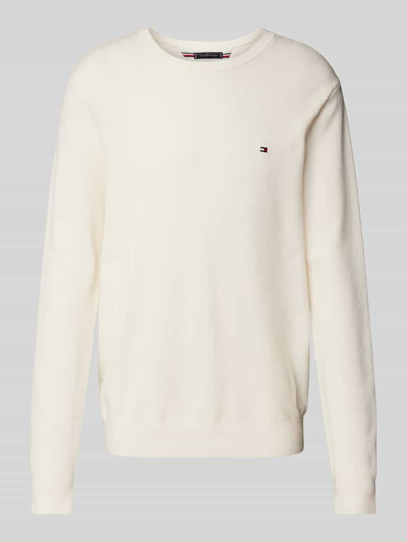 Tommy Hilfiger Gebreide pullover met logostitching