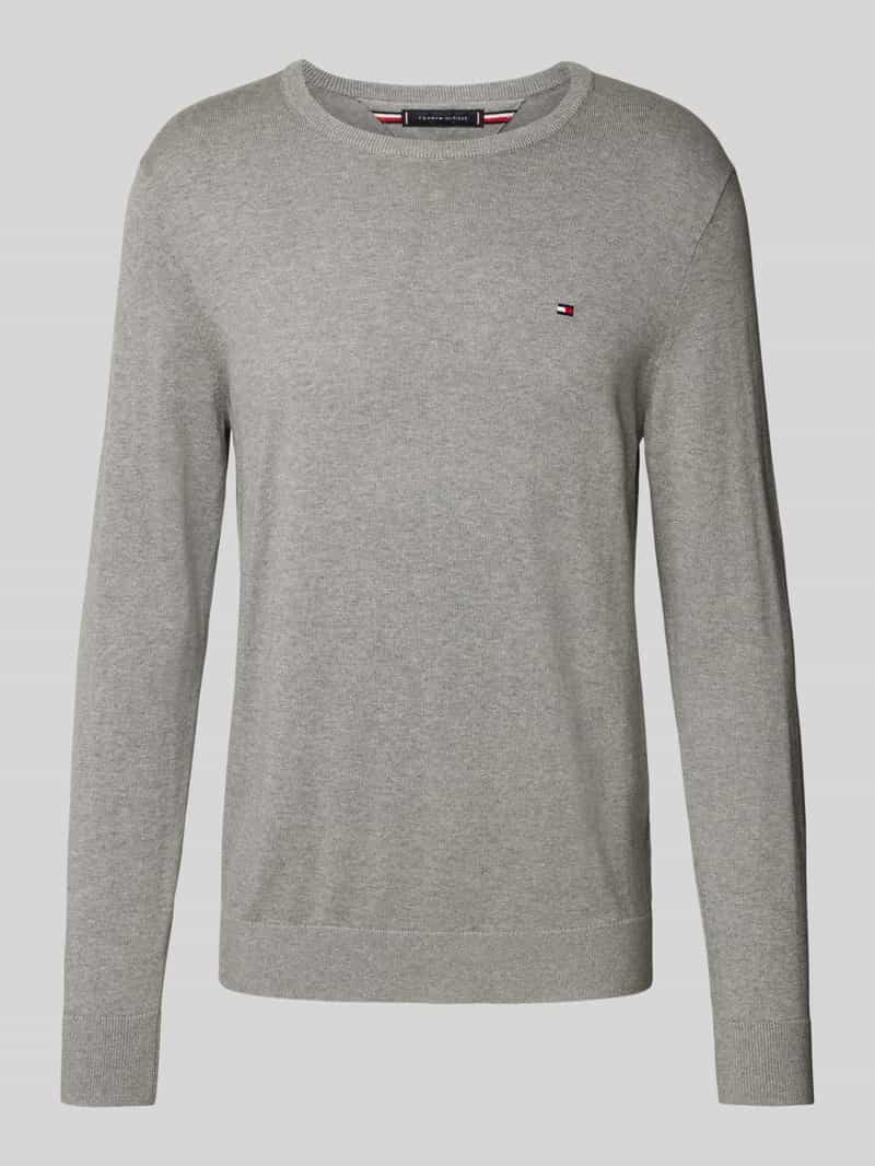 Tommy Hilfiger Gebreide pullover met logostitching