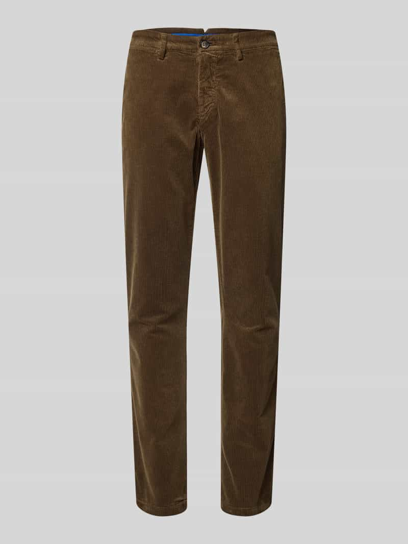 G1920 Slim fit corduroy broek, model 'Subway'