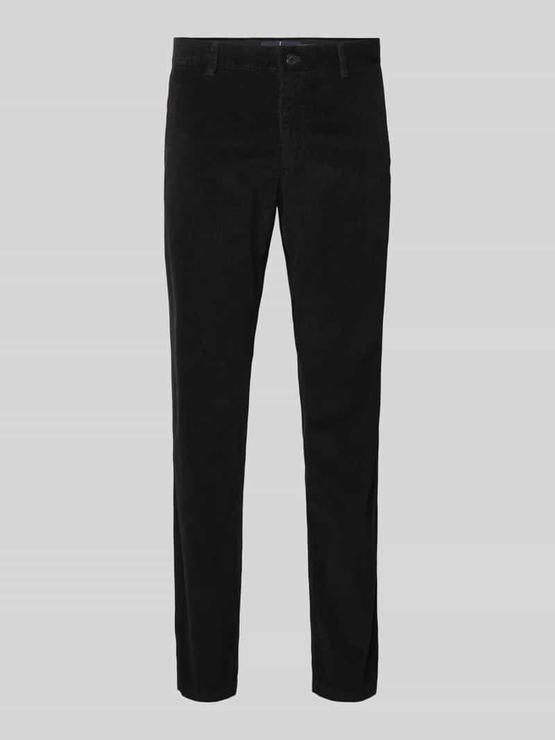 JOOP! JEANS Modern fit corduroy broek met riemlussen, model 'Matthew'