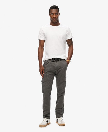 Superdry Mannen Core Cargobroek Donkergrijs