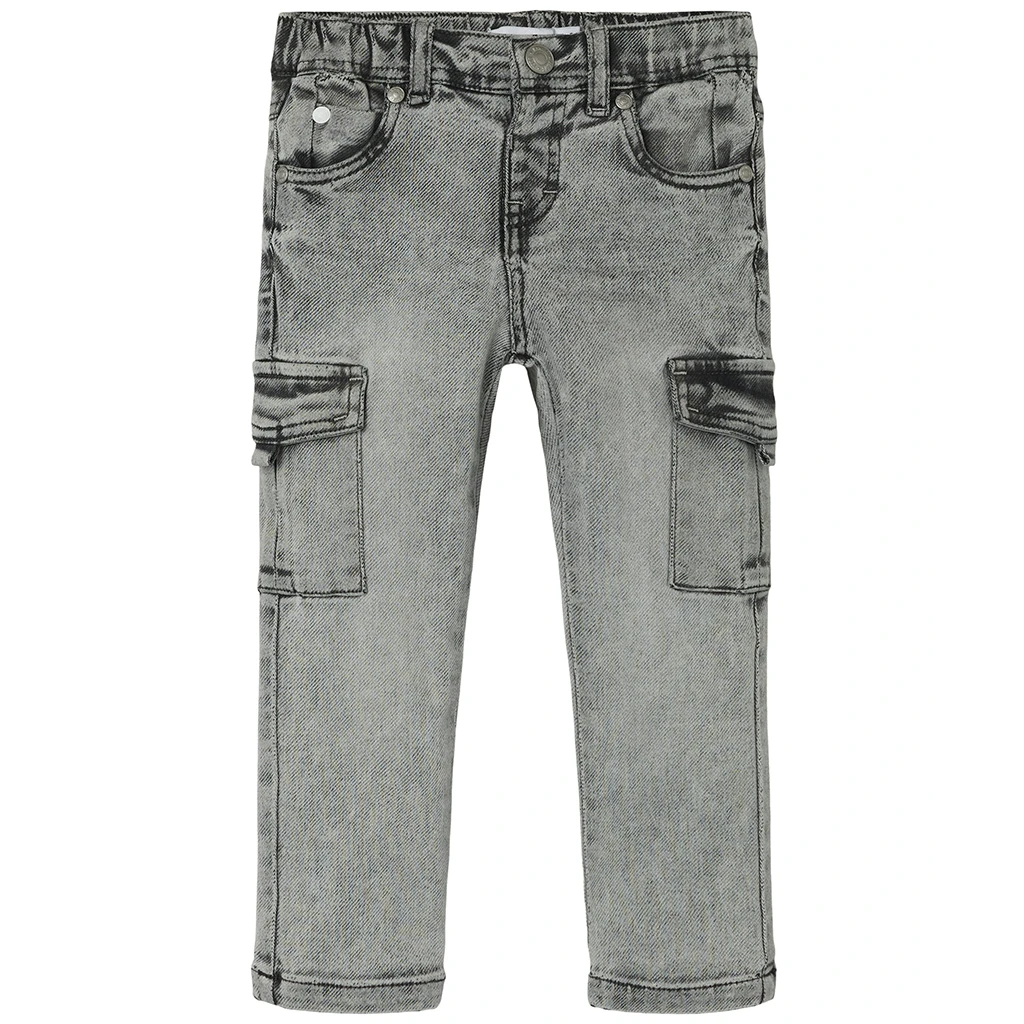 Name It-collectie Jeans cargo SLIM FIT Silas (light grey denim)