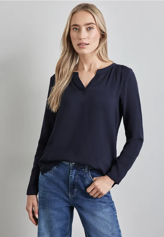 Street One Blouse in effen kleur