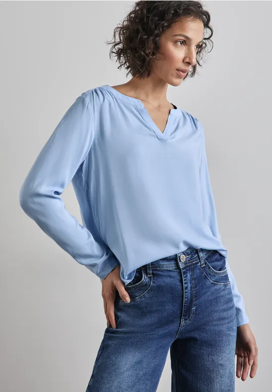 Street One Blouse in effen kleur