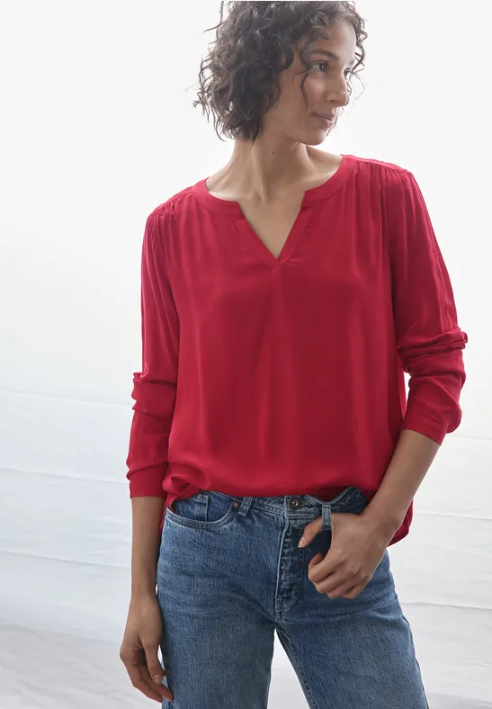 Street One Blouse in effen kleur