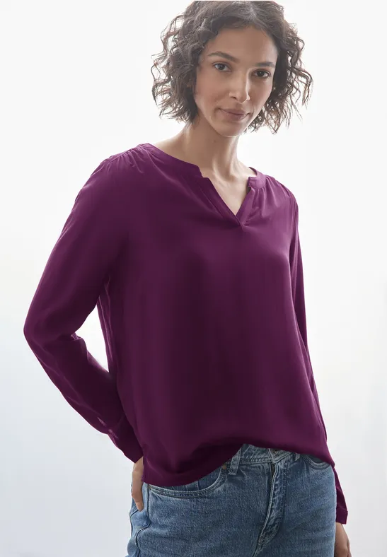 Street One Blouse in effen kleur