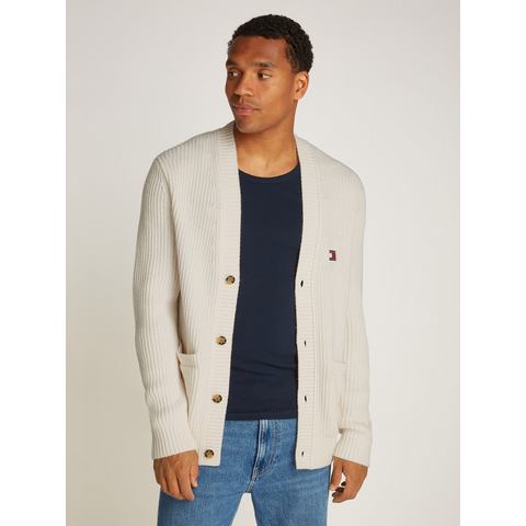 TOMMY JEANS Cardigan TJM REG JERSEY STITCH CARDI