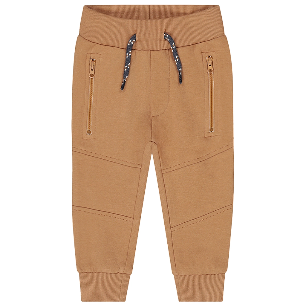 Dirkje-collectie Joggingbroek Lets get going (brown)