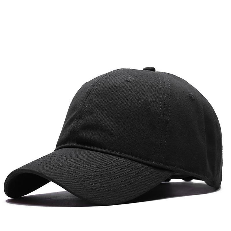 91510108MAC0Q8XL4Q Big Size Sport Hoed Cap Buiten 100% Katoen Effen Golf Hoed Goede Kwaliteit Zonnepet Man Grote Maat Baseball Cap 55-60cm 60-65cm 55-60cm