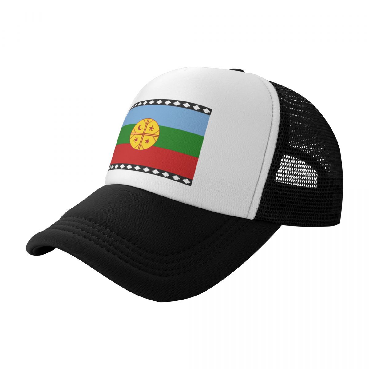 91420583MAC2LMT340 Vlag van de Mapuches Baseball Cap Luxe merk strandhoed Hoed Unisex Dames