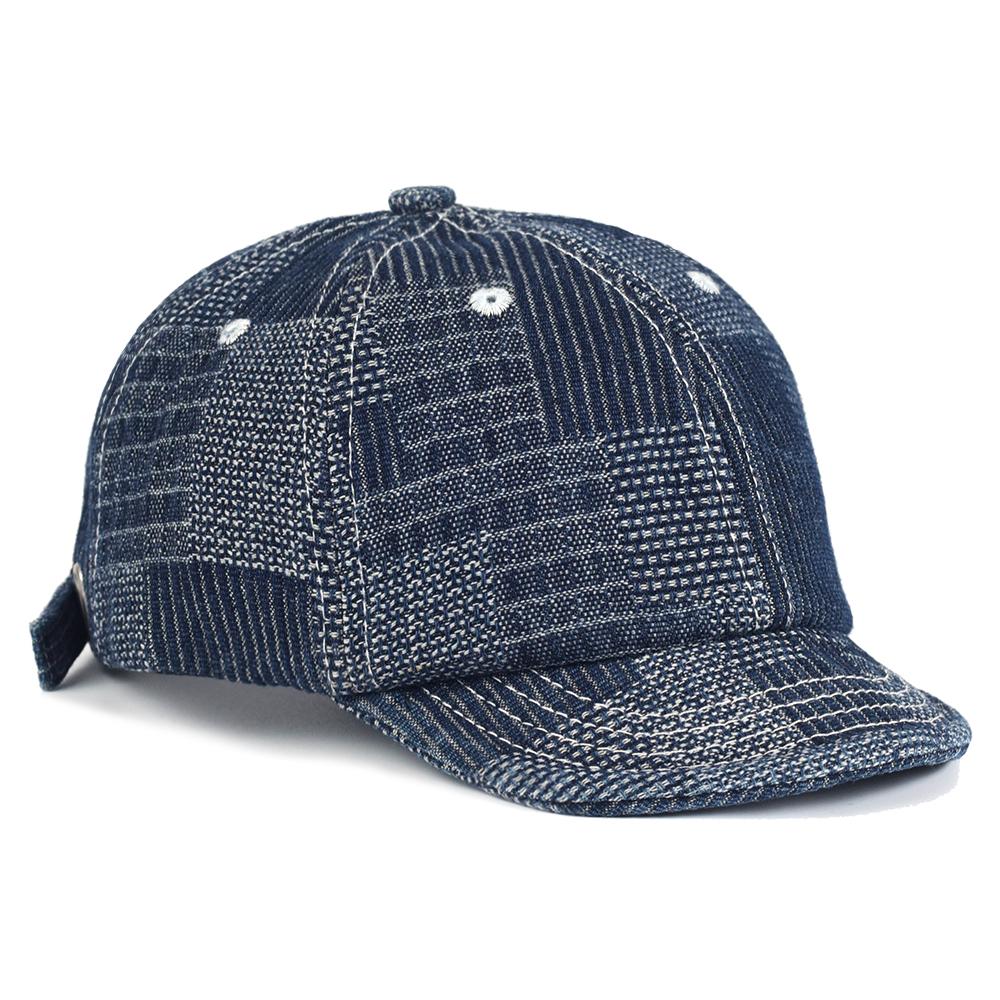 AETRUE Korte rand denim baseball cap zachte mannen vrouwen casual papa hoed verstelbare trucker stijl laag profiel caps mode Adjustable 56-59 cm