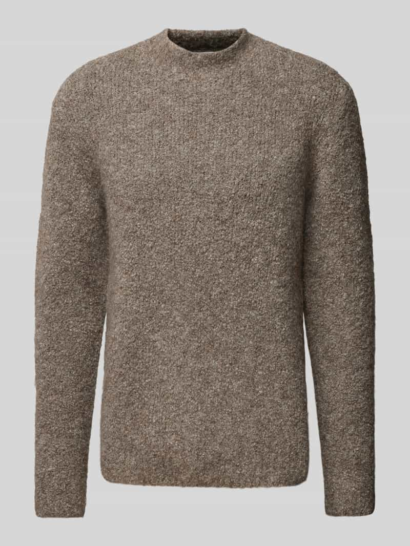 CK Calvin Klein Gebreide pullover met opstaande kraag