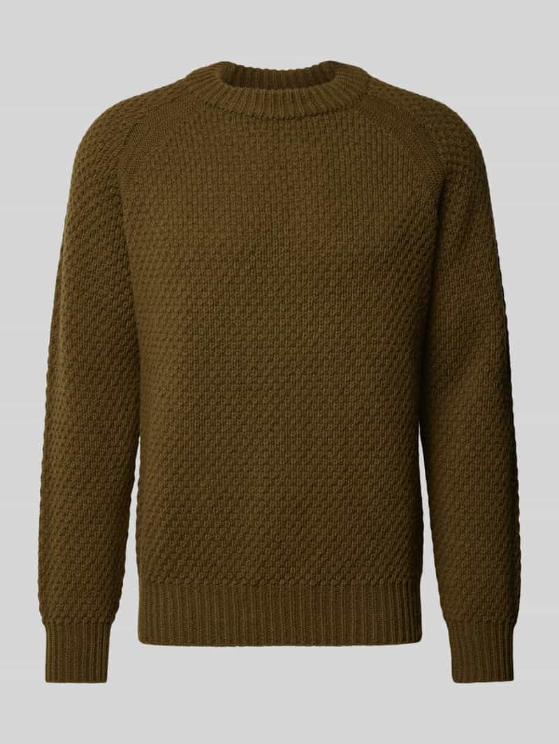 Boss Orange Gebreide pullover met ribboorden, model 'Armstrong'