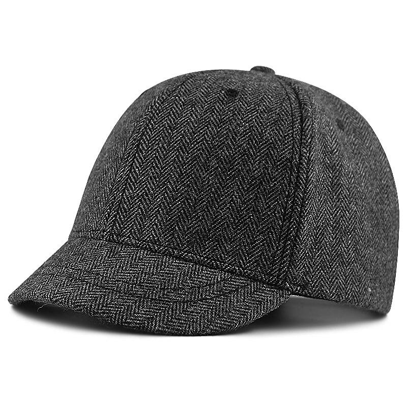 Queeniec Volwassen Kleine Piek Sport Hoeden Dame Winter Vilten Snapback Hoed Man Big Size Wol Baseball Caps 55-60cm 60-68CM 56-60cm