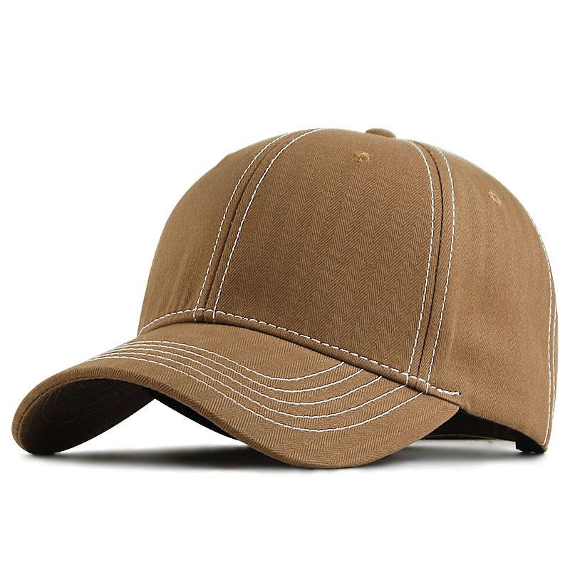 Queeniec 56-60 cm 62-68 cm groot hoofd Man Big Size Causale Piekte Hoeden Cool Hip Hop Hoed Man Plus Size Baseball Caps 56-60cm