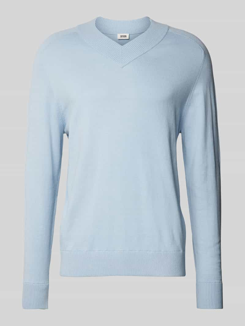 Drykorn Gebreide pullover met V-hals, model 'Numir'