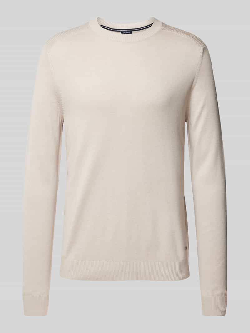 JOOP! Collection Gebreide pullover met ronde hals, model 'Sergor'