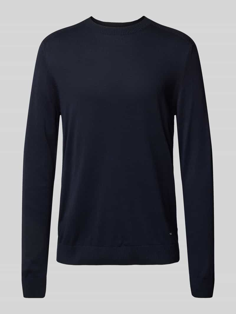 JOOP! Collection Gebreide pullover met ronde hals, model 'Sergor'