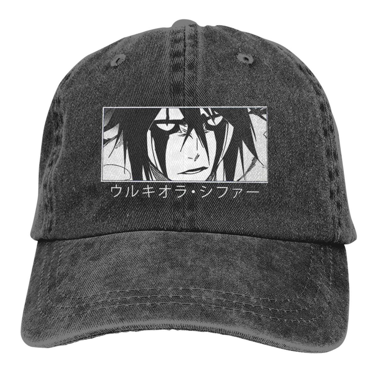 91141024MA7XA23D53 Ulquiorra Cifer Baseball Cap Unisex Hoeden Dames Vizierbescherming Snapback Bleach Burichi Unisexga Anime Caps One Size