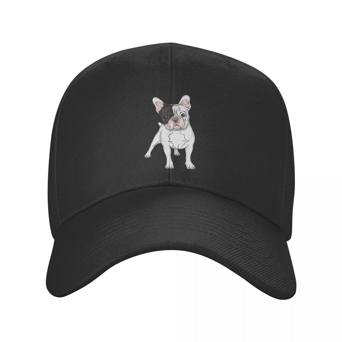 91140110MA0LTMUW73 Mode Franse Bulldog Baseball Cap Dames Unisex Op maat verstelbare Unisex Frenchie Hond Papa Hoed Zomer Snapback Caps Trucker Hoeden Adjustable Cap