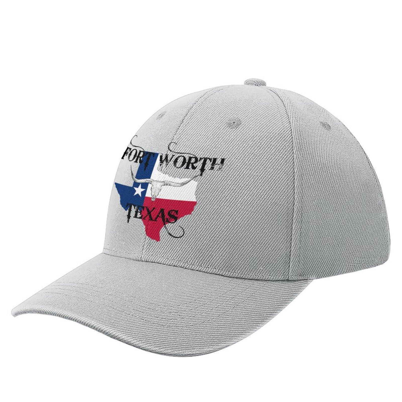 91530103MABXANBX49 Fort Worth, Texas - Thuisbasis van de Long Horn Baseball Cap Kids Hat op maat gemaakte hoeden Anime Elegante Dames Hoeden Unisex'S