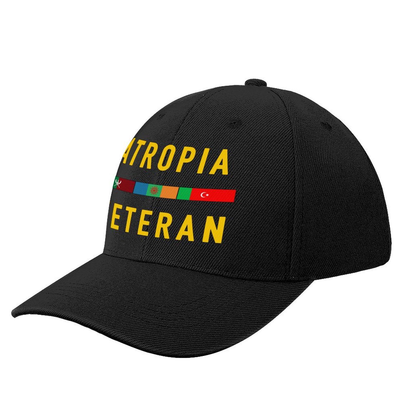 91530103MABXANBX49 Atropia Veteraan Baseball Cap zwart Sport Caps Nieuwe Hoed Unisexs Cap Dames