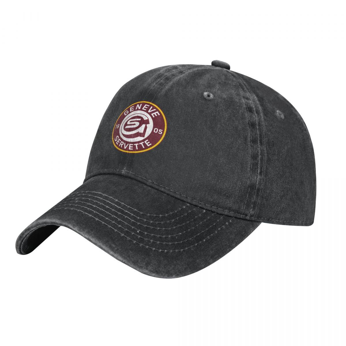 91460000MAC0FHAR19 Geneve Servette HC Zwitserse ijshockey sportfans GSHC Genève Zwitserland Baseball Cap Golf Custom Cap Hood Cap voor Unisex Dames