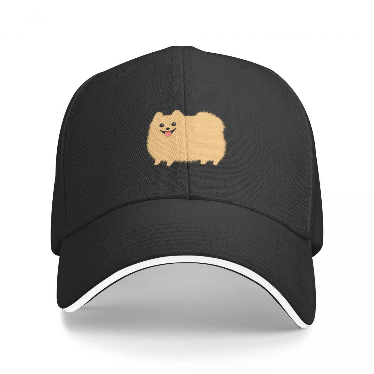 91140109MA0LUDA177 Pommerse | Leuke pluizige cartoon hond baseball cap derby hoed luxe merk dames strand outlet 2023 unisex