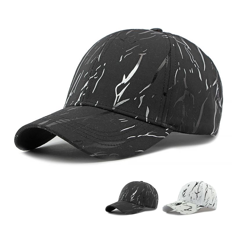 ONIHUA Hoed Heren Ademend Outdoor Zonwering Zonnehoed Hard Top Baseball Cap Dames Graffiti Cap Snapback Hoed Zonneklep Hoeden zwart